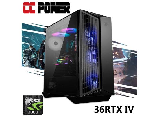 CC Power 36RTX IV Gaming PC 5Gen AMD Ryzen 5 w/ RTX 3060 Custom Air Cooler